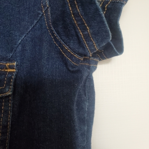 Tommy Hilfiger Dress Vtg Y2k 90's Denim Red Wht Blu Patriotic July 4th Women (L) - Picture 9 of 11